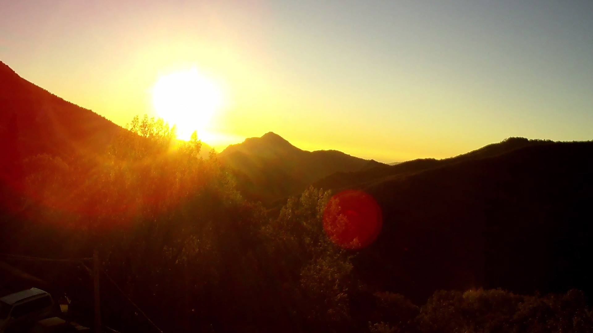 L’alba di questa mattina